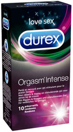 Durex Orgasm Intense Kondomer 10 St