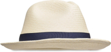 Panama Trilby Hat Accessories Headwear Hats Blå Wigéns*Betinget Tilbud