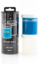 Clone-A-Willy - Refill Glow in the Dark Blue Silicone