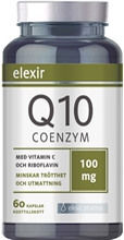 Q10 Coenzyme 100mg 60 kapslar