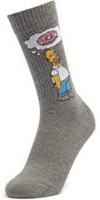 Men's Simpsons Homer Mmm Donuts Socks - Charcoal - UK 4-7.5