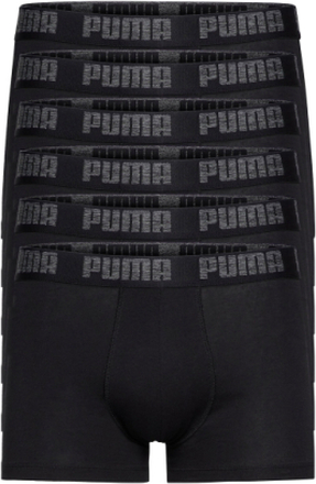 Puma Basic Boxer 6P Ecom Boksershorts Svart PUMA*Betinget Tilbud