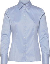 The Fitted Shirt Langermet Skjorte Blå HUGO*Betinget Tilbud