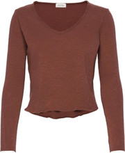 Sonoma T-shirts & Tops Long-sleeved Brun American Vintage*Betinget Tilbud