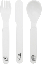 "Rasmus Klump Cutlery Home Meal Time Cutlery White Mette Ditmer"