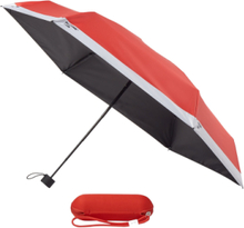 Umbrella Folding In Carry Case Paraply Red PANT