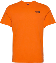 M S/S Redbox Tee - Eu T-shirts Short-sleeved Oransje The North Face*Betinget Tilbud