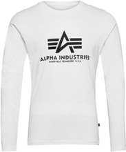 "Basic T - Ls Designers T-Langærmet Skjorte White Alpha Industries"