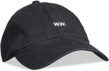 Low Profile Twill Cap Accessories Headwear Caps Svart Wood Wood*Betinget Tilbud