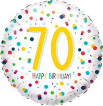 70ste verjaardag ballon confetti