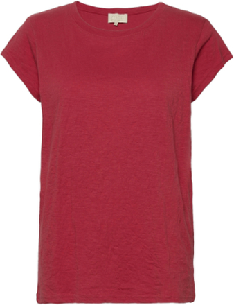 Leti T-Shirt T-shirts & Tops Short-sleeved Rød Minus*Betinget Tilbud