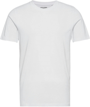 Jjeorganic Basic Tee Ss O-Neck T-shirts Short-sleeved Hvit Jack & J S*Betinget Tilbud