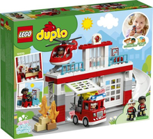 LEGO Duplo Brandstation og helikopter