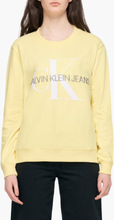 Calvin Klein Jeans - Vegetable Dye Monogram Crewneck - Gul - XS