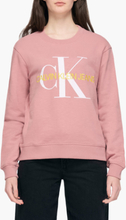 Calvin Klein Jeans - Vegetable Dye Monogram Crewneck - Orange - XS