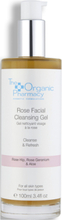 Rose Facial Cleansing Gel Beauty WOMEN Skin Care Face Cleansers Cleansing Gel Gul The Organic Pharmacy*Betinget Tilbud