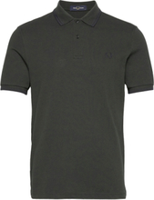 Twin Tipped Fp Shirt Polos Short-sleeved Grønn Fred Perry*Betinget Tilbud