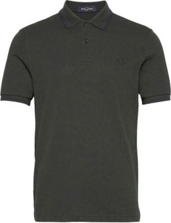 Twin Tipped Fp Shirt Polos Short-sleeved Grønn Fred Perry*Betinget Tilbud