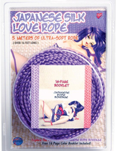 Japanese Silk Love Rope - 5 Meter Lilla Bondage Tau