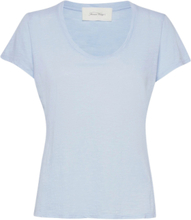 Jacksonville T-shirts & Tops Short-sleeved Blå American Vintage*Betinget Tilbud
