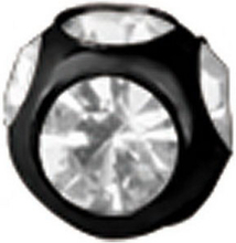 Diamond Spaceship Black/Crystal - 5 mm Stålkula till 1,6 mm stång