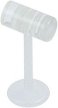 Pendel Klar/Vit - 1,2 x 8 mm Labret