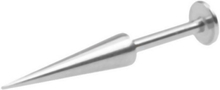 Long Spike Basic Labret Piercing - Strl 1.2 x 8 med 14 mm lang kule