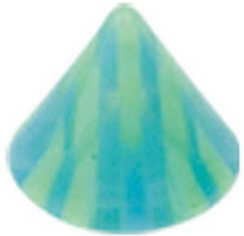 Playpoint Green/Blue - 4 mm Akrylkula till 1,2 mm stång