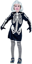 Skelettflicka - Barndräkt