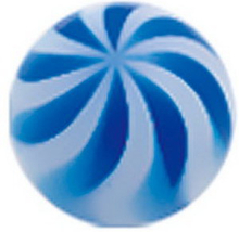 Candy Ball - Blå Akrylkula