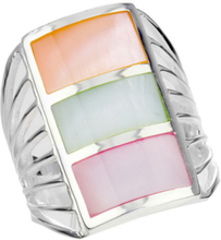 Beautiful Spirit - Flerfärgad Ring i Äkta Silver 925s