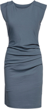 India Round-Neck Dress Dresses Bodycon Dresses Marineblå Kaffe*Betinget Tilbud