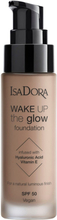 IsaDora Wake Up the Glow Foundation 7C - 30 ml