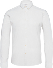 Oxford Superflex Shirt L/S Skjorte Business Hvit Lindbergh*Betinget Tilbud