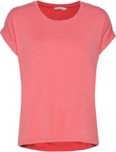 Onlmoster S/S O-Neck Top Jrs T-shirts & Tops Short-sleeved Rosa ONLY*Betinget Tilbud