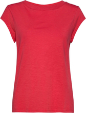 Cc Heart Basic T-Shirt T-shirts & Tops Short-sleeved Rød Coster Copenhagen*Betinget Tilbud