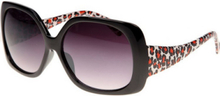 Chicago - Svarta Solglasögon med Geopard Print Inspirerat av DKNY
