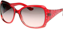 Shiny Stones - Röda Solglasögon Inspirerade av Dior