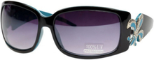 Senorita - blå/svarta solglasögon som liknar Juicy