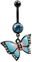 Spirit Butterfly Navelpiercing - Blå