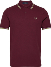 Twin Tipped Fp Shirt Polos Short-sleeved Rød Fred Perry*Betinget Tilbud