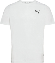 Ess Small Logo Tee T-shirts Short-sleeved Hvit PUMA*Betinget Tilbud