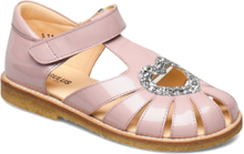 Sandals - Flat - Closed Toe - Shoes Summer Shoes Sandals Rosa ANGULUS*Betinget Tilbud