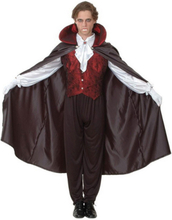Greve Dracula Kostym med Kappa