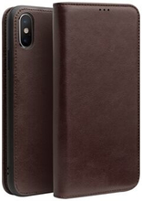 QIALINO Card Holder Microfiber Leather Phone Cover for iPhone XS Max