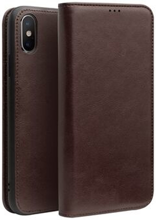 QIALINO Card Holder Microfiber Leather Phone Cover for iPhone XS Max