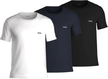 BOSS 3P Classic Crew Neck T-shirt Sort/Marine/Hvid bomuld Medium Herre