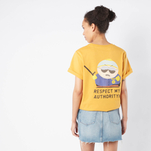 South Park Respect My Authority Unisex T-Shirt - Mustard - L - Mustard