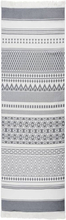 vidaXL Matta grå och vit 80x300 cm bomull