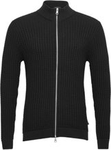 Macardo Knitwear Full Zip Jumpers Svart Matinique*Betinget Tilbud